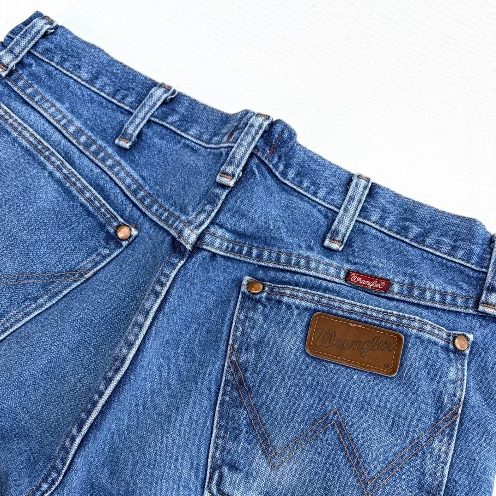 Wrangler 31MWZGK Relaxed Fit Jeans Mens 34x31 Blue‎ Denim Straight Leg Workwear